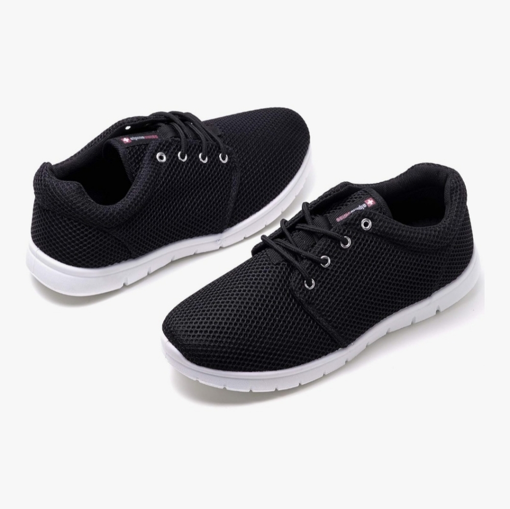 Alpine Swiss Kilian Mesh sneaker Black Size 11 M 13 W Athletic And Casual EUC